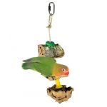 Korková hračka pro papoušky XS 25cm