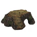 Akva-terarijná dekorácia drevený úkryt 26,5x21,5x8,3cm