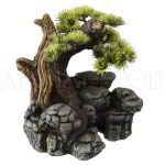 Akvarijní dekorace bonsai SM 16,5x16,5x18cm