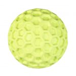 Hračka Gumový míček hexagon 5,5cm zelená