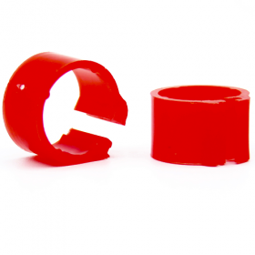 Kroužky E-Z Clip Ring průměr 8mm červené