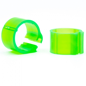 Kroužky E-Z Clip Ring průměr 8mm zelené
