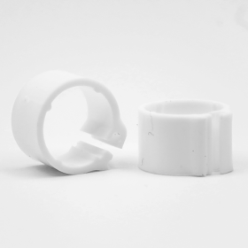 Kroužky E-Z Clip Ring průměr 8mm bílé