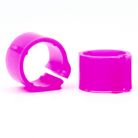 Kroužky E-Z Clip Ring průměr 8mm růžové