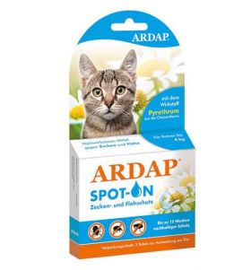 ARDAP Antiparazitní pipety kočka do 4kg/ 3x0,4ml
