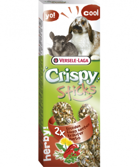 VERSELE-LAGA Crispy Sticks Rabbits - Chinchillas Herbs 110g