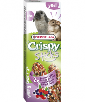 VERSELE-LAGA Crispy Sticks Rabbits - Chinchillas Forest Fruit 110g