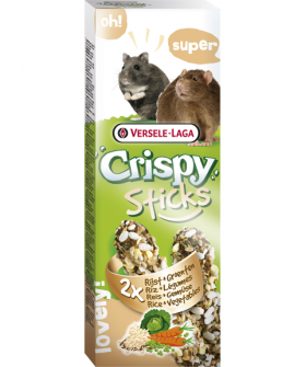 VERSELE-LAGA Crispy Sticks Hamsters - Rats Rice & Vegetables 110g