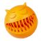 Hračka pro psa míček Angry Face 7cm oranžový